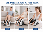 Relaxia™ 8D Foot Massager — Deep Massage, Heat & Air Compression