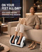 Relaxia™ 8D Foot Massager — Deep Massage, Heat & Air Compression